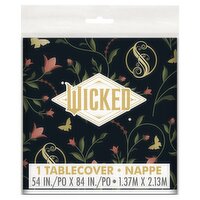 Unique Wicked Plastic Tablecover, 1 count