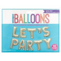 Unique Balloons Let's Party Banner Kit