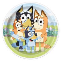 Unique Bluey 8 1/2 in Plates, 8 count