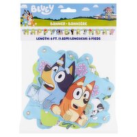 Bluey 6 ft Happy Birthday Banner