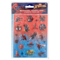 Marvel Spider-Man Stickers Sheets, 3+, 4 count