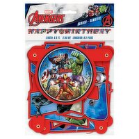 Unique Marvel Avengers Happy Birthday Banner