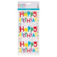 Unique Party!  Happy Birthday Gift Bags with Twist Ties, 20 count