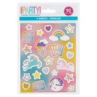 Unique Party! Stickers, 4 count