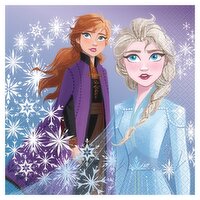 Unique Disney Frozen II Napkins, 2 ply, 16 count
