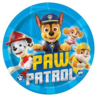 Unique Paw Patrol 8 5/8 in Plates, 8 count