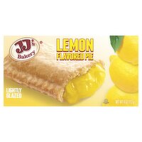 JJ's Bakery Lightly Glazed Lemon Flavored Pie, 4 oz