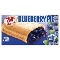 JJ's Bakery Lightly Glazed Blueberry Pie, 4 oz