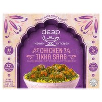 Deep Indian Kitchen Spinach Chicken Tikka, 9 oz