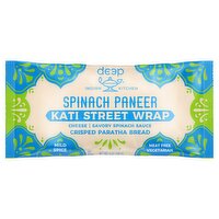 Deep Indian Kitchen Spinach Paneer Kati Street Wrap, 5 oz