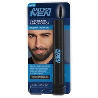 Just For Men Darkest Brown / Black 1-Day Beard & Brow Color, 0.3 fl oz, 0.3 Fluid ounce