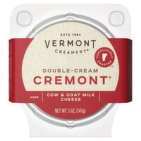 Vermont Creamery Double-Cream Cremont Aged Cow & Goat Milk Cheese, 5 oz