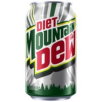 Mtn Dew Diet Soda, 12 fl oz