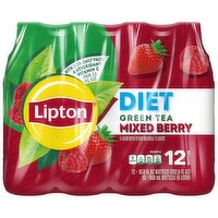 Lipton Diet Green Tea Mixed Berry 16.9 Fl Oz, 12 Count