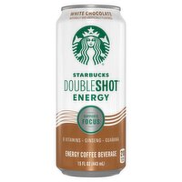 Starbucks Doubleshot White Chocolate Energy Coffee Beverage, 15 fl oz