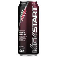 Mtn Dew Kickstart Energizing Black Cherry Energy Drink, 16 fl oz