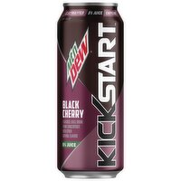 Mtn Dew Kickstart Energizing Black Cherry Energy Drink, 16 fl oz