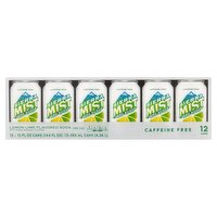 Sierra Mist Zero Sugar Lemon Lime Flavored Soda, 12 fl oz, 12 count