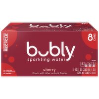 Bubly Sparkling Water Cherry 12 Fl Oz 8 Count