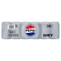 Pepsi Diet Soda, 12 fl oz, 24 count