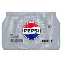 Diet Pepsi Soda Cola 12 Fl Oz 8 Count