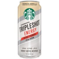 Starbucks TripleShot Energy Energy Coffee Beverage French Vanilla Flavored 15 Fl Oz Can