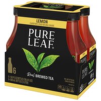 Pure Leaf Real Brewed Tea Lemon 16.9 Fl Oz, 6 Count, 101.4 Fluid ounce