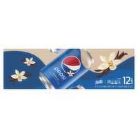 Pepsi Soda Vanilla 12 Fl Oz 12 Count Cans