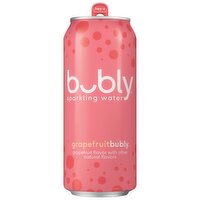 Bubly Sparkling Water Grapefruit 16 Fl Oz, 16 Fluid ounce