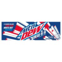 Mtn Dew Dew S A Soda Code Red White Out Voltage 12 Fl Oz 12 Count