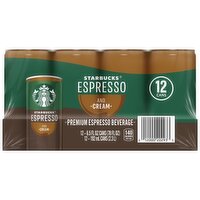 Starbucks Premium Espresso Beverage Cream 6.5 Fl Oz, 12 Count