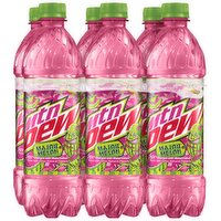 Mtn Dew Major Melon Dew Charged With Watermelon 16.9 Fl Oz, 6 Count