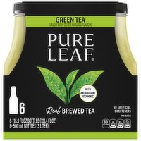 Pure Leaf Real Brewed Tea Green Tea 16.9 Fl Oz, 6 Count