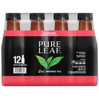 Pure Leaf Raspberry Real Brewed Tea, 16.9 fl oz, 12 count