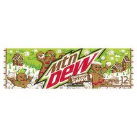 Mtn Dew Gingerbread Snap'd Soda, 12 fl oz, 12 count