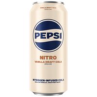 Pepsi Nitro Nitrogen Infused Cola Vanilla Draft Cola Artificial Flavor 13.65 Fl Oz