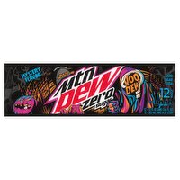 Mtn Dew Voo Dew Mystery Flavor Zero Sugar Soda Limited Edition, 12 fl oz, 12 count