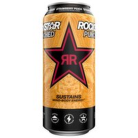 Rockstar Punched Energy Drink Strawberry Peach 16 Fl Oz