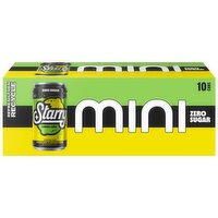 Starry Zero Sugar Soda Lemon Lime 7.5 Fl Oz, 10 Count