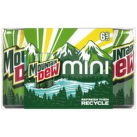 Mountain Dew Soda Citrus 7.5 Fl Oz, 6 Count