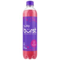 Bubly Burst Sparkling Water Beverage Triple Berry 16.9 Fl Oz