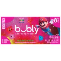 Bubly Sparkling Water Meteor Melon 12 Fl Oz, 8 Count, 96 Fluid ounce