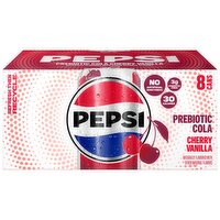 Pepsi Prebiotic Cola Cherry Vanilla 12 Fl Oz X 8 Count