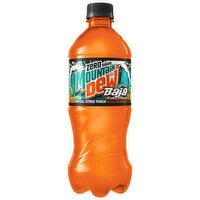 Mountain Dew Zero Sugar Baja Cabo Citrus Soda Tropical Citrus Punch 20 Fl Oz