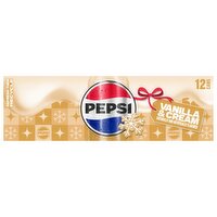 Pepsi Soda Vanilla & Cream, 12 Fl Oz X 12