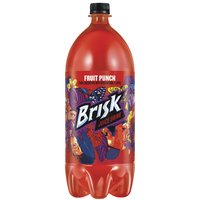 Brisk Fruit Punch Caffeine Free Juice Drink, 2.1 each