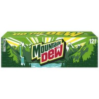 Mountain Dew Soda Citrus 12 Fl Oz, 12 Count