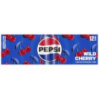 Pepsi Soda Wild Cherry 12 Fl Oz, 12 Count