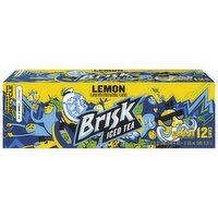 Brisk Lemon Iced Tea, 12 fl oz, 12 count