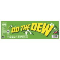 Mountain Dew Soda Citrus 12 Fl Oz, 24 Count